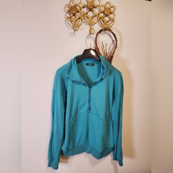 Teal Ribbed Set - Picture 2 of 11